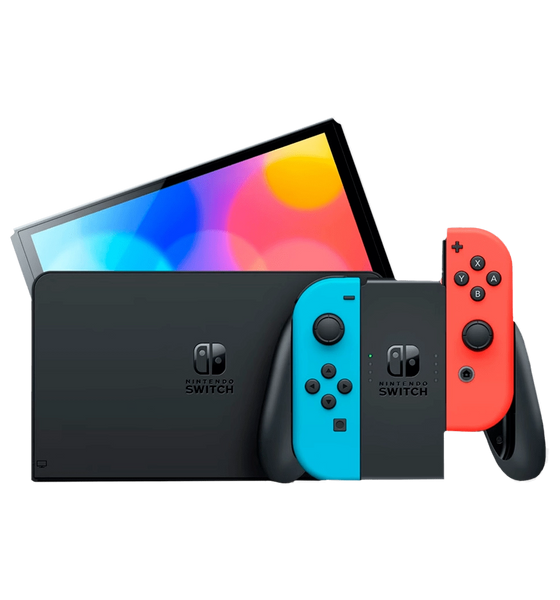 Nintendo Switch Oled 64gb Blue Red Хороший стан 21022555 фото