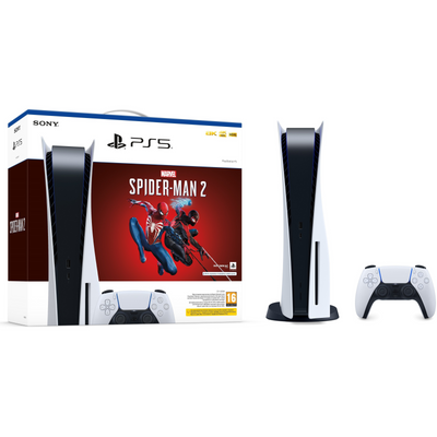 Sony PlayStation 5 Slim 1TB Blu-Ray + Spider Man 2 НОВА 21012037 фото