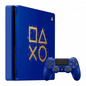 Sony PlayStation 4 Slim 1TB Limited BLUE Хорошее состояние 21009211 фото