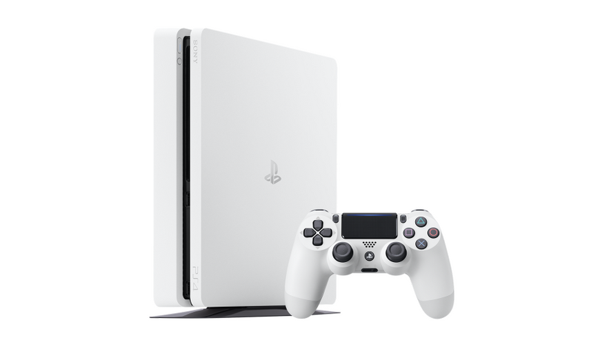 Sony PlayStation 4 Slim 500gb WHITE Отличное состояние 21009297 фото