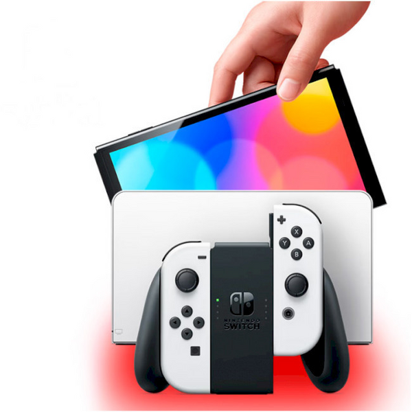 Nintendo Switch Oled 64gb WHITE Хорошее состояние 21010392 фото