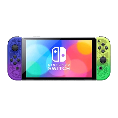 Nintendo Switch OLED Splatoon 3 Limited Edition 64GB Green Violet Отличное состояние 21017216 фото