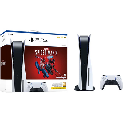 Sony PlayStation 5 Blu-Ray + Spider Man 2 НОВАЯ 21011313 фото