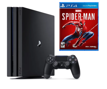 Sony PlayStation 4 Pro 1tb 70-71xx BLACK + Spider Man 2100479782 фото