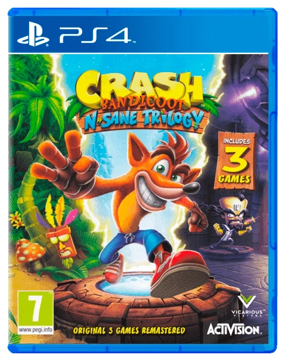 Ігра CRASH BANDICOOT N'SANE TRILOGY PS4 21003059 фото